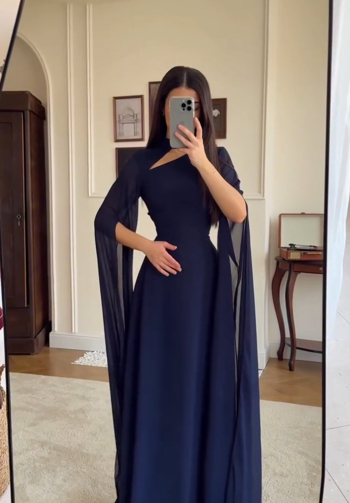 Navy Reverie Maxi – Muhtarma